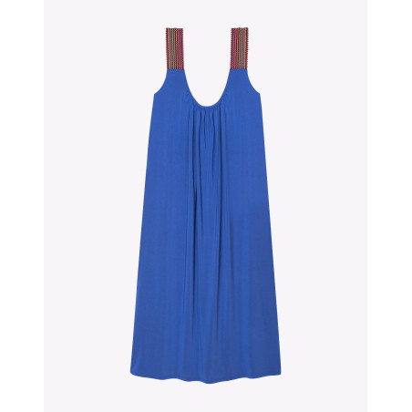 Robe en jersey PAMPELONNE 941 Bleu | Lingerie le Chat