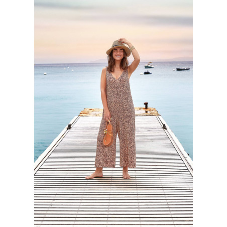 Knit jumpsuit FESTIVAL 920 Multico | Lingerie le Chat