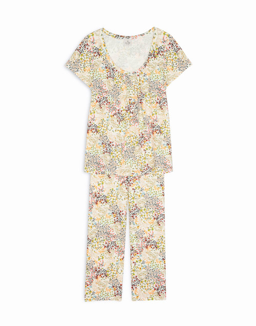 Pyjamas SMOOTHIE 802RL floral print - Lingerie Le Chat