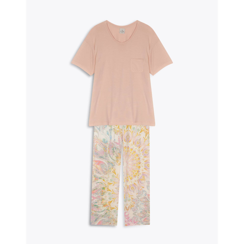 Pyjama FANCY 502RL Rose - Lingerie Le Chat Pyjama FANCY 502RL Rose - Lingerie Le Chat