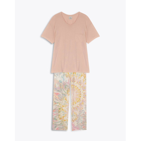 Pyjamas FANCY 502RL Pink - Lingerie Le Chat