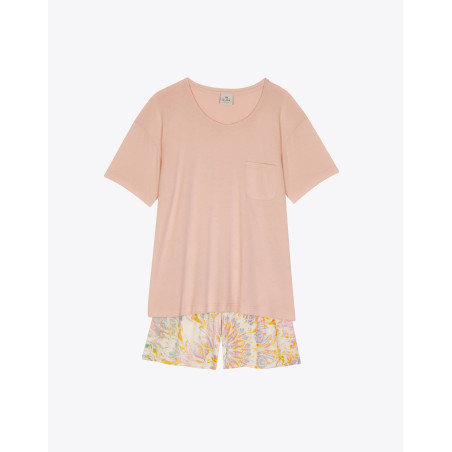 Pyjama shorts FANCY 500RL Pink - Lingerie Le Chat