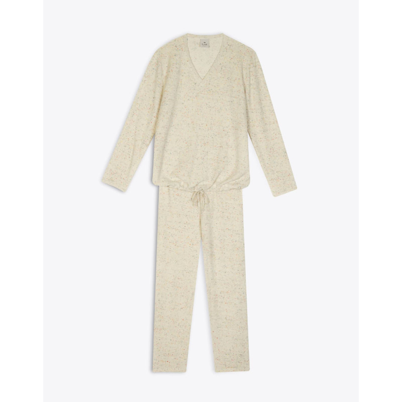 Jogging FENG SHUI 302RL Ecru pucé - Lingerie Le Chat