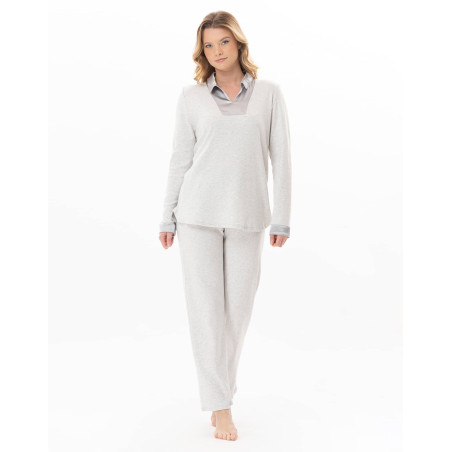 Cotton pyjamas ANDY China Grey | Lingerie le Chat