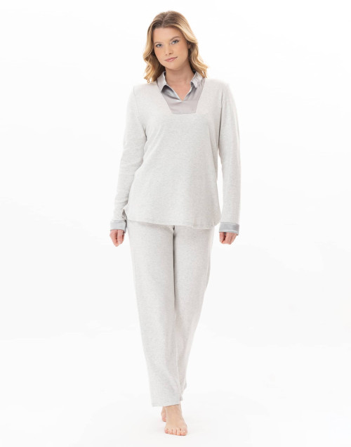 Cotton pyjamas ANDY China Grey | Lingerie le Chat