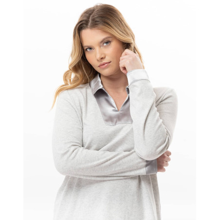 Cotton pyjamas ANDY China Grey | Lingerie le Chat