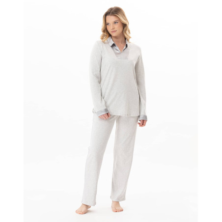 Cotton pyjamas ANDY China Grey | Lingerie le Chat