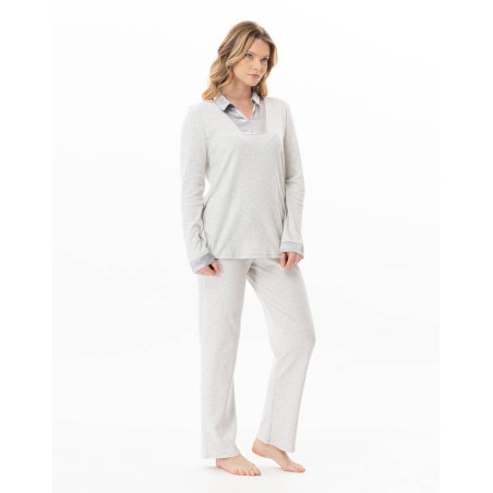 Cotton pyjamas ANDY China Grey | Lingerie le Chat
