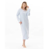Long cotton nightdress ANDY Sky