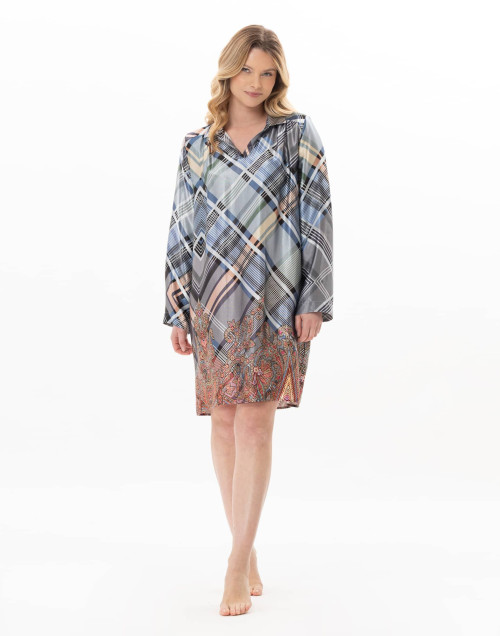 Chemise de nuit en viscose BRADLEY Multicolore