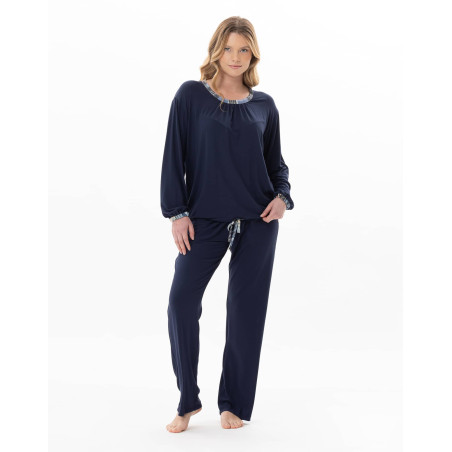 Pyjama en jersey BRADLEY Marine | Lingerie le Chat