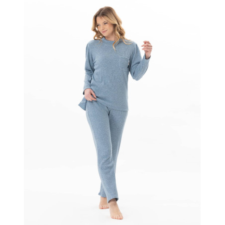 Ensemble homewear en maille tricot lurex CLUB Ciel | Lingerie le Chat