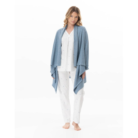 Veste en maille tricot lurex CLUB Ciel | Lingerie le Chat