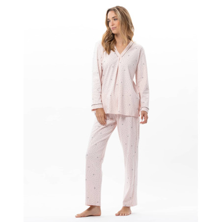 Cotton pyjamas COSY Pink/Grey | Lingerie le Chat