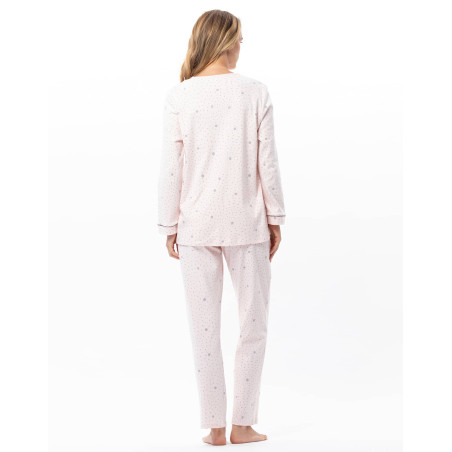 Cotton pyjamas COSY Pink/Grey | Lingerie le Chat