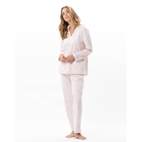 Cotton pyjamas COSY Pink/Grey | Lingerie le Chat