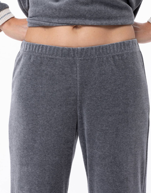 Ensemble homewear en velours COUNTRY Anthracite Chine