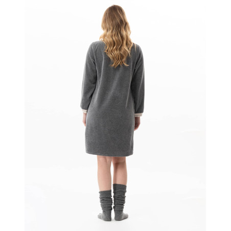 Robe en velours COUNTRY Anthracite Chine | Lingerie le Chat