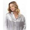 Pyjama boutonné en viscose DARCY Perle
