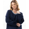Ensemble homewear en molleton lurex ECLAT Marine
