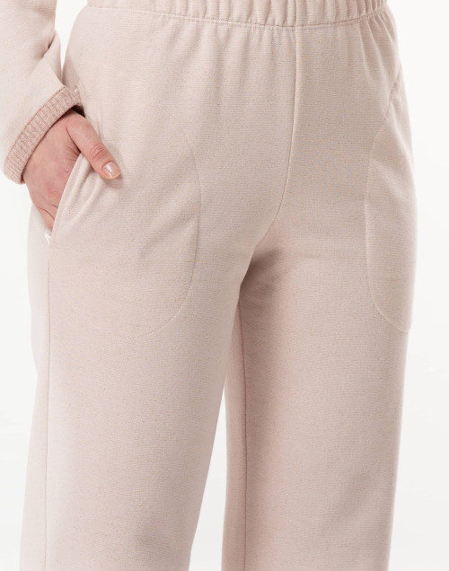Ensemble homewear en molleton lurex ECLAT Rose