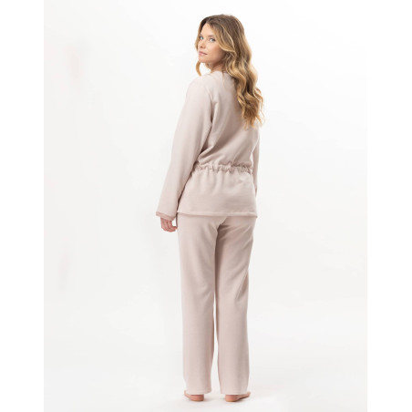 Ensemble homewear en molleton lurex ECLAT Rose | Lingerie le Chat