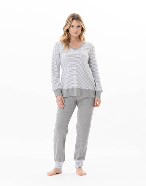 Cotton pyjamas FLOCON China Grey