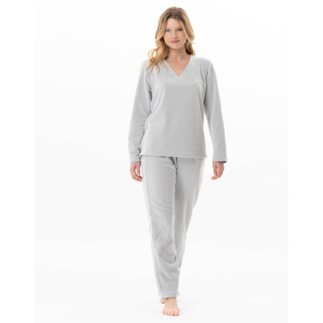 Microfleece homewear set FLOCON China Grey | Lingerie le Chat
