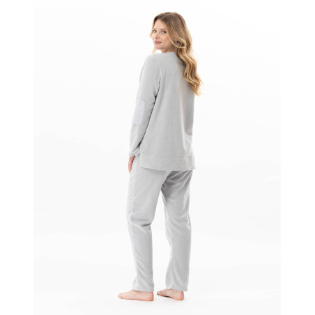Microfleece homewear set FLOCON China Grey | Lingerie le Chat