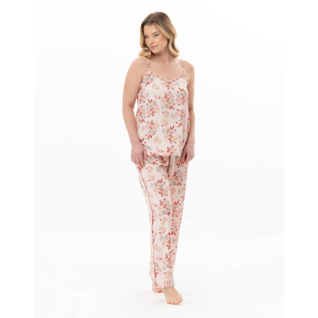 Pyjama en viscose GEORGIA Multicolore | Lingerie le Chat