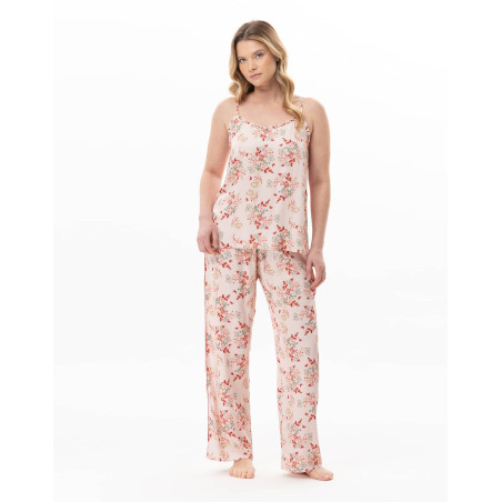 Pyjama en viscose GEORGIA Multicolore | Lingerie le Chat