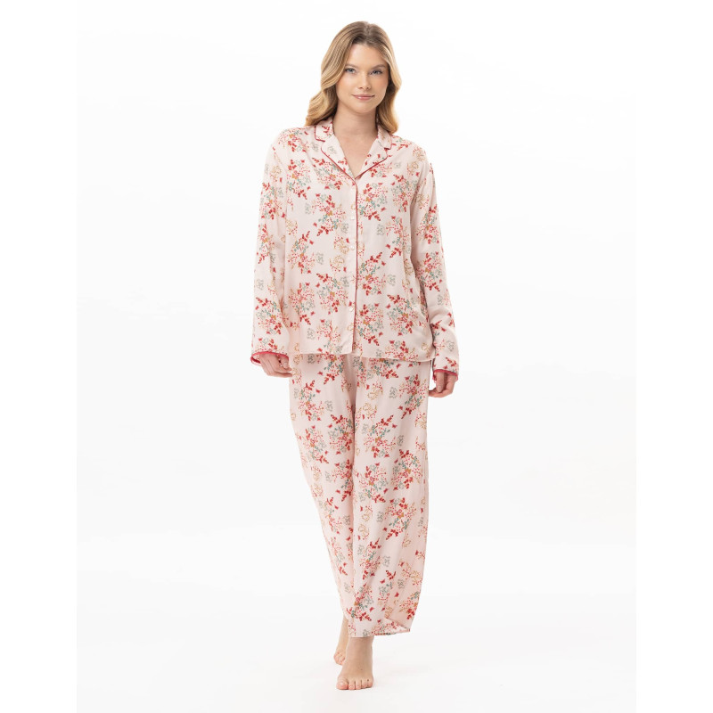 Viscose button-down pyjamas GEORGIA Multicolor | Lingerie le Chat Viscose button-down pyjamas GEORGIA Multicolor | Lingerie le Chat
