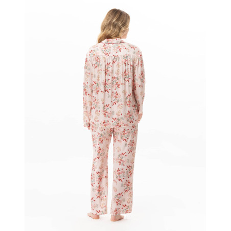 Viscose button-down pyjamas GEORGIA Multicolor | Lingerie le Chat