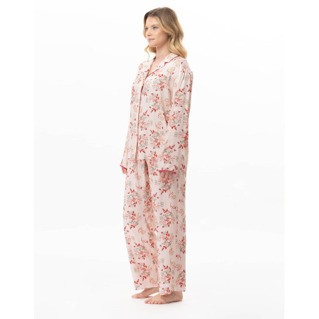 Viscose button-down pyjamas GEORGIA Multicolor | Lingerie le Chat