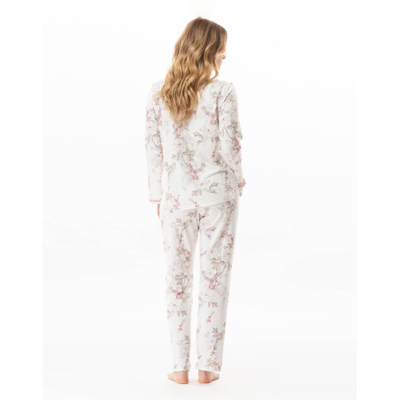 Pyjama en coton modal KELLY Multicolore | Lingerie le Chat