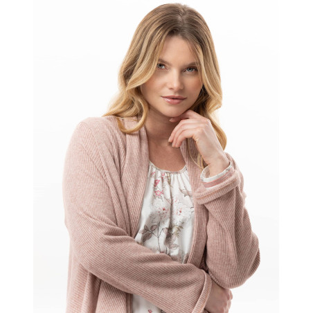 Lurex knit jacket KELLY Pink | Lingerie le Chat