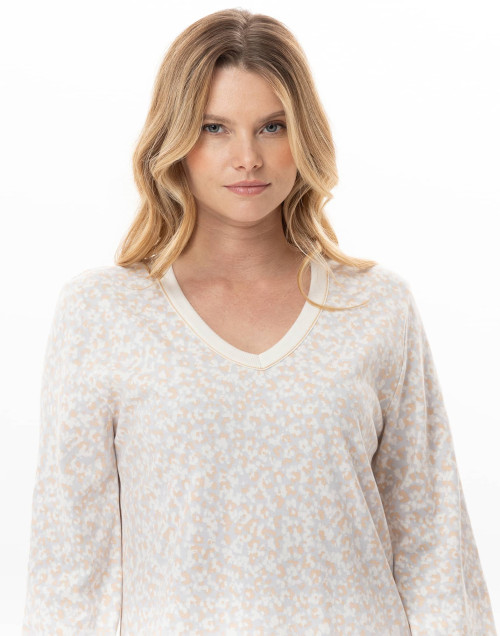 Cotton nightdress LINETTE Multicolor | Lingerie le Chat