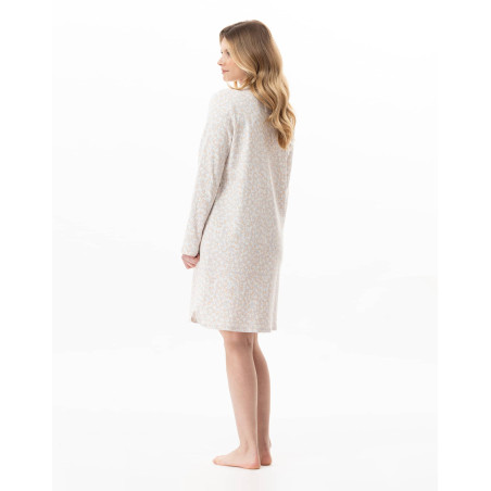 Cotton nightshirt LINETTE Multicolor | Lingerie le Chat