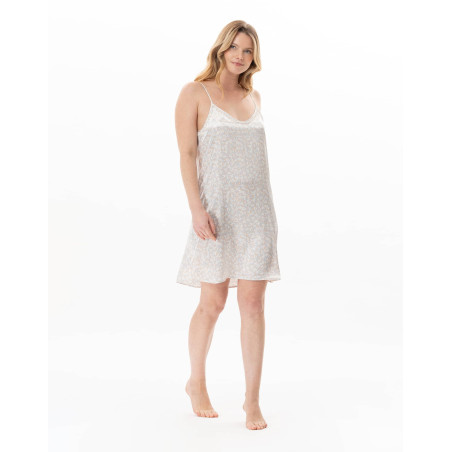 Nuisette en viscose LINETTE Multicolore | Lingerie le Chat