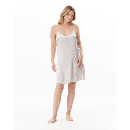 Viscose nightie LINETTE Multicolor | Lingerie le Chat