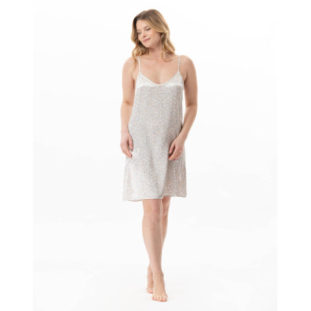 Nuisette en viscose LINETTE Multicolore | Lingerie le Chat