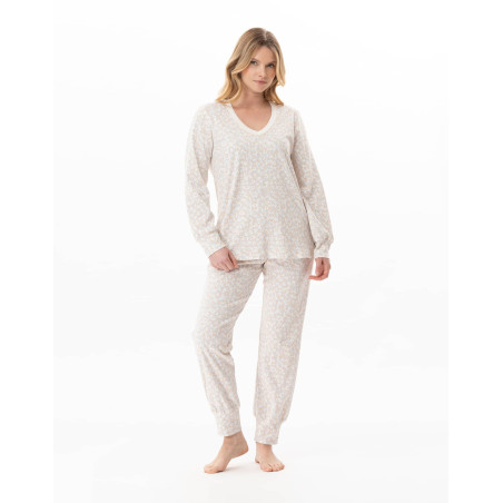 Cotton pyjamas LINETTE Multicolor | Lingerie le Chat