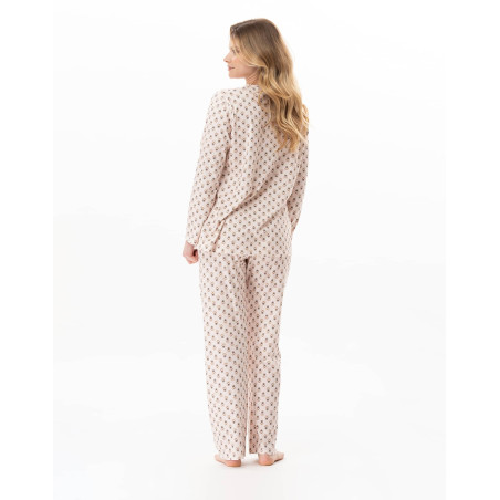 Pyjama en coton modal TEA TIME Multicolore | Lingerie le Chat