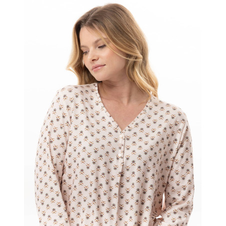 Pyjama en coton modal TEA TIME Multicolore | Lingerie le Chat