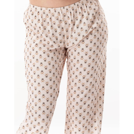 Pyjama en coton modal TEA TIME Multicolore | Lingerie le Chat