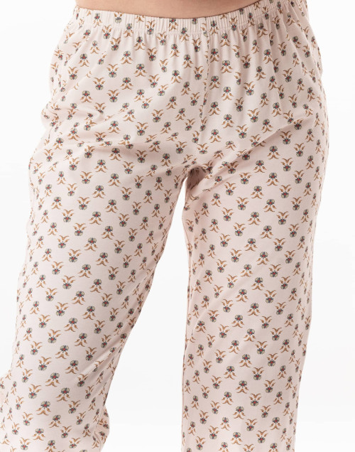 Modal cotton button-down pyjamas TEA TIME Multicolor
