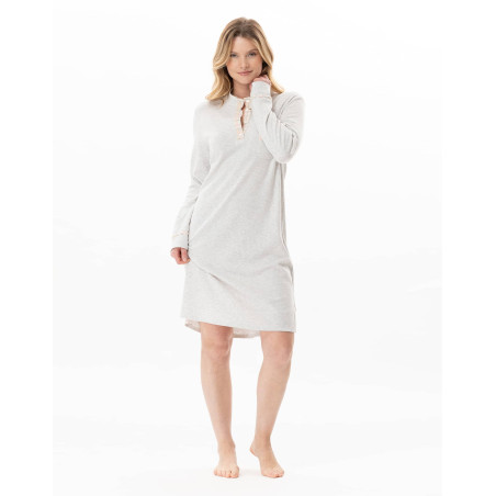 Chemise de nuit en coton MONTAUK Multicolore | Lingerie le Chat