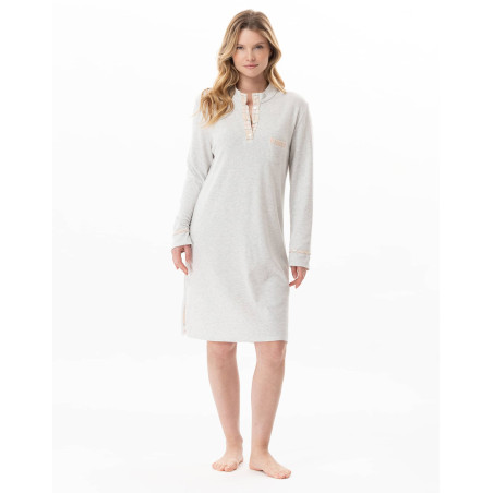 Chemise de nuit en coton MONTAUK Multicolore | Lingerie le Chat