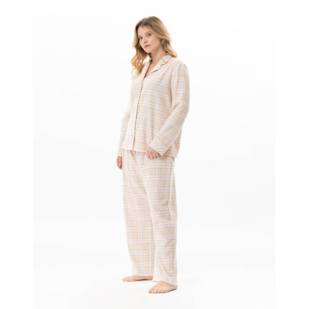 Pyjama boutonné en coton MONTAUK Multicolore | Lingerie le Chat
