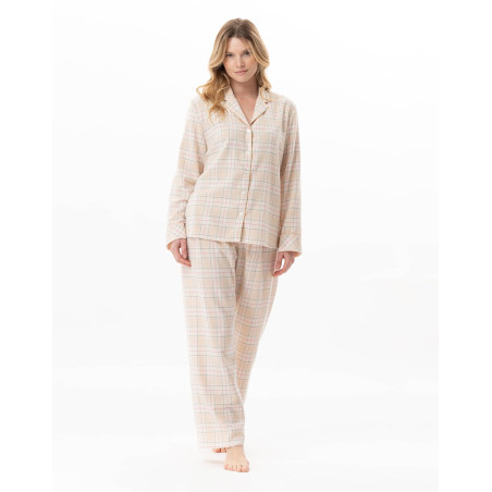 Pyjama boutonné en coton MONTAUK Multicolore | Lingerie le Chat
